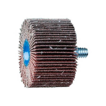 Pferd 1-1/2" x 1" Quick Change Flap Wheel - 1/4-20 Thread - Aluminum Oxide - 80 Grit 45341